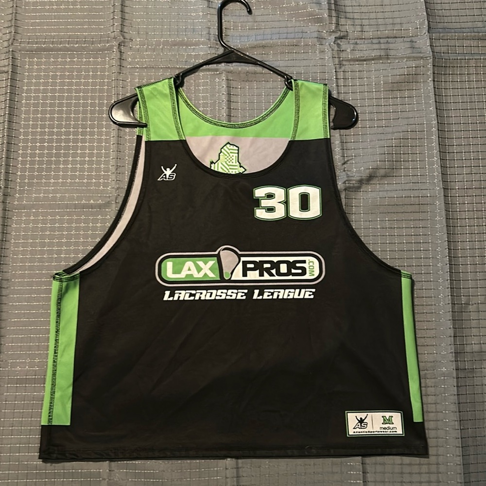 Reversible Atlantic Sportswear lax jersey #30. LAX PRO JERSEY.